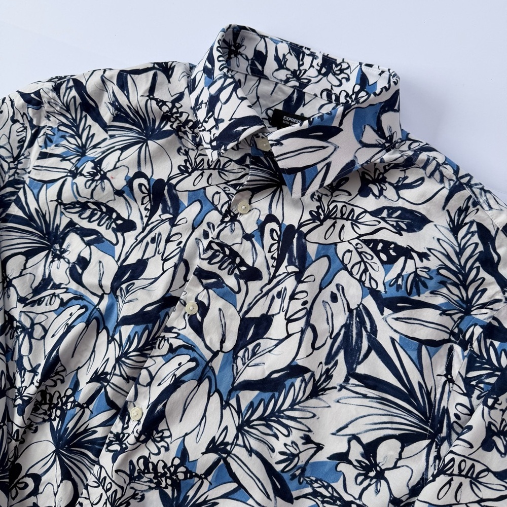 Men’s EXPRESS Brand Long Sleeve Shirt Size XL - Picture 2 of 7